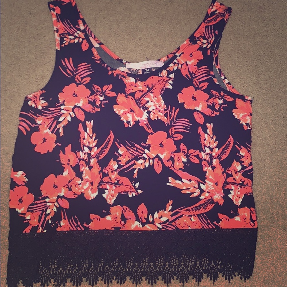 I wish I was in Hawaii crop top